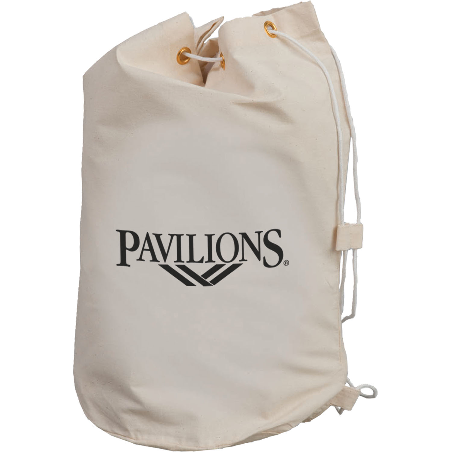 Drawstring Cotton Barrel Bag 3