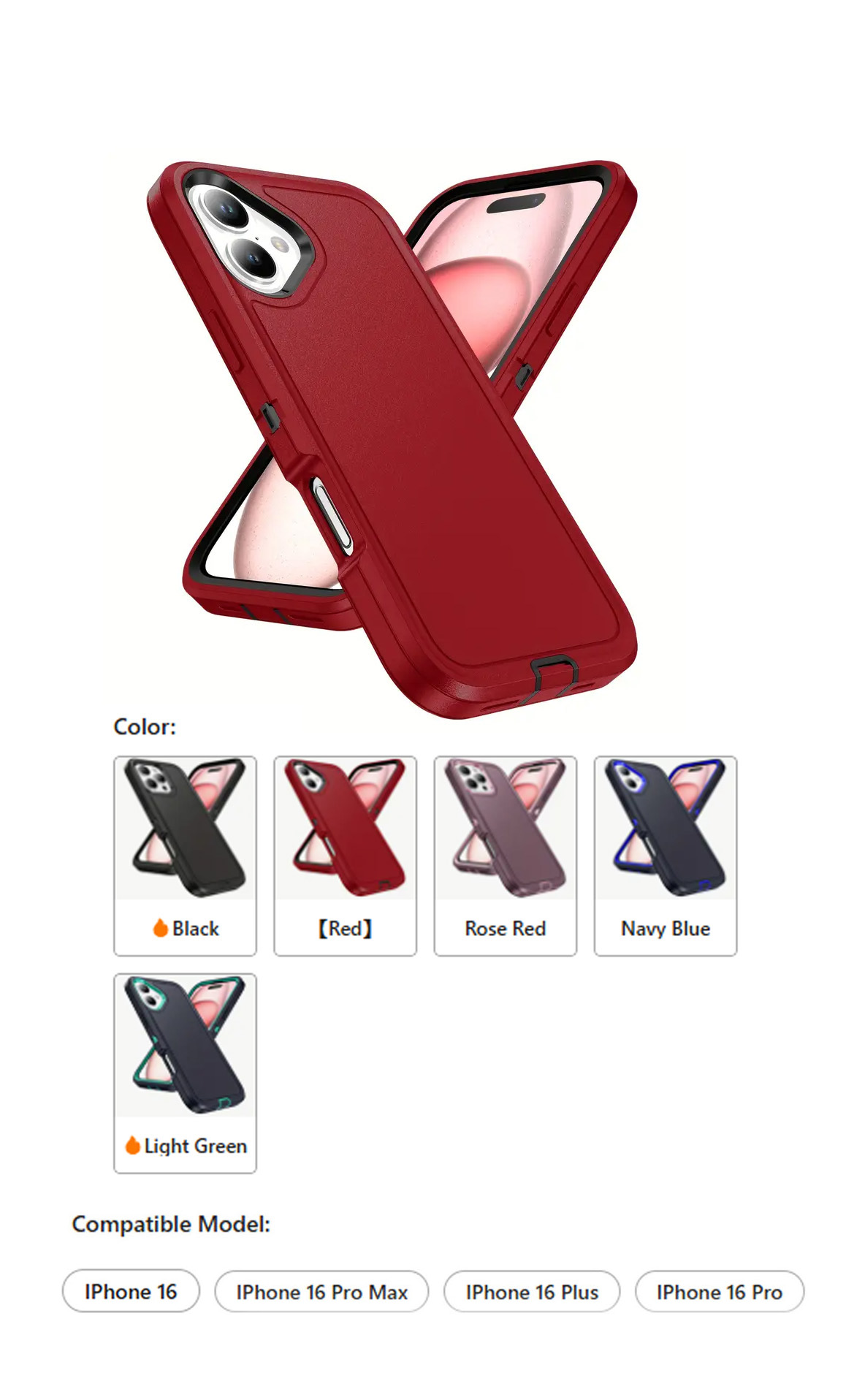 iBank ® iPhone16 Shockproof Case