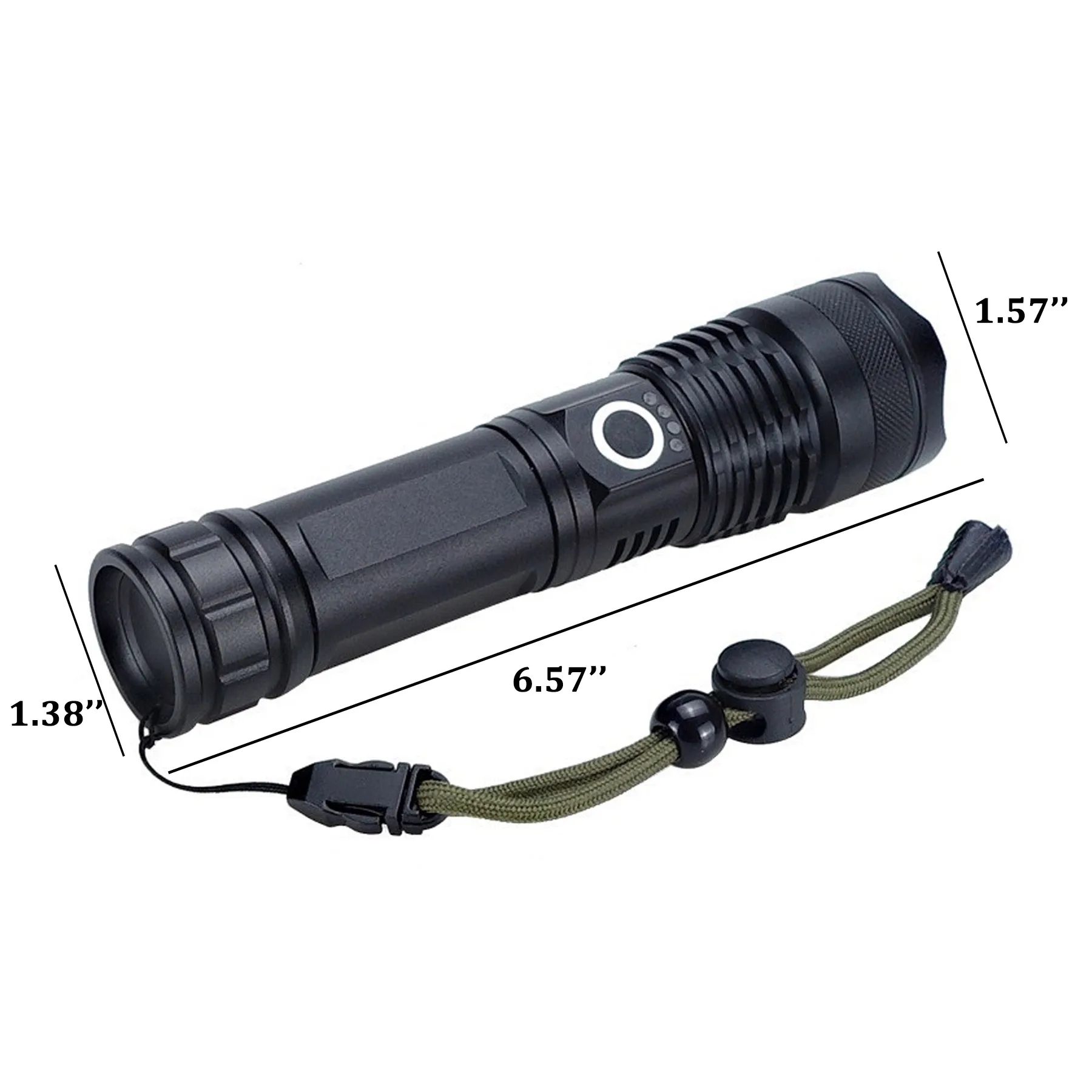 100000 High Lumens Usb Rechargeable Flashlights 3