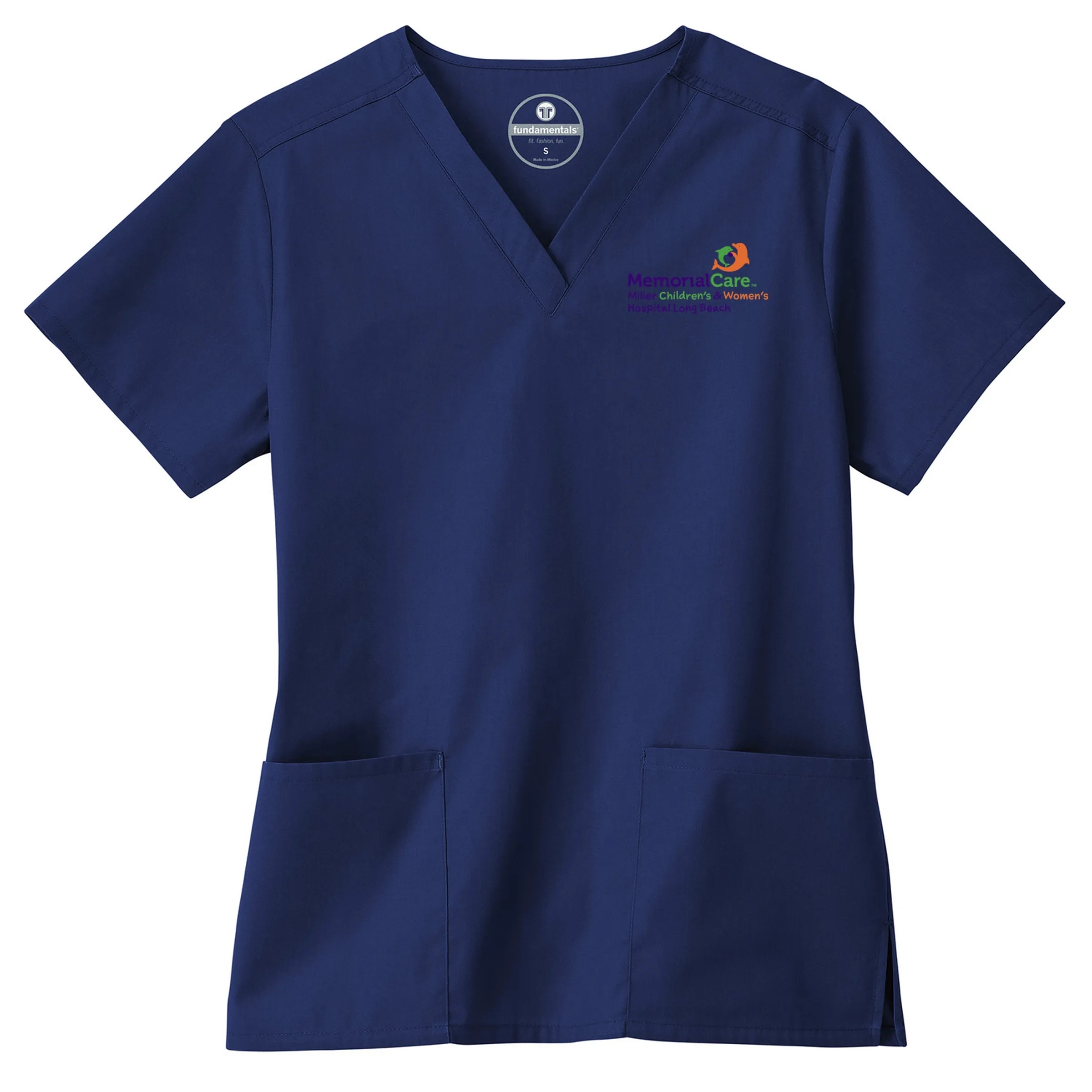FUNDAMENTALS LADIES TWO POCKET V-NECK TOP 6