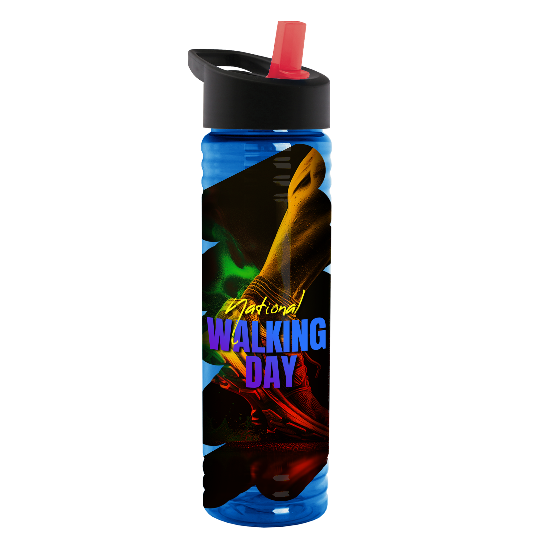 Garyline® Slim Fit Bottle with Flip-Straw Lid - 24 oz. 52