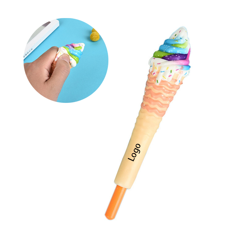 2 in 1 Ice Cream Ball Pen and Squeeze Toy 2