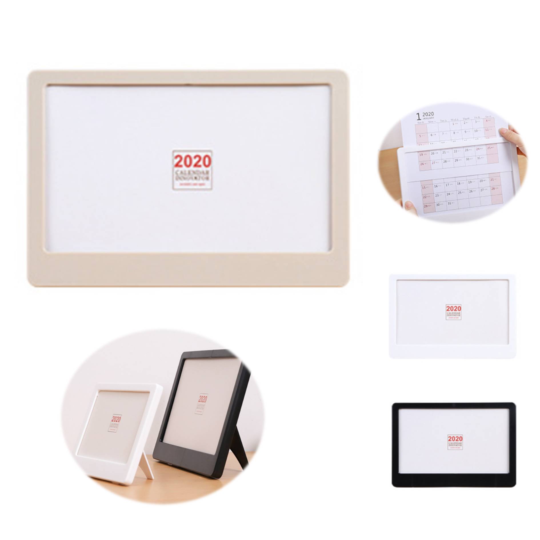 Horizontal Photo Frame Desk Calendar Wall Calendar 3