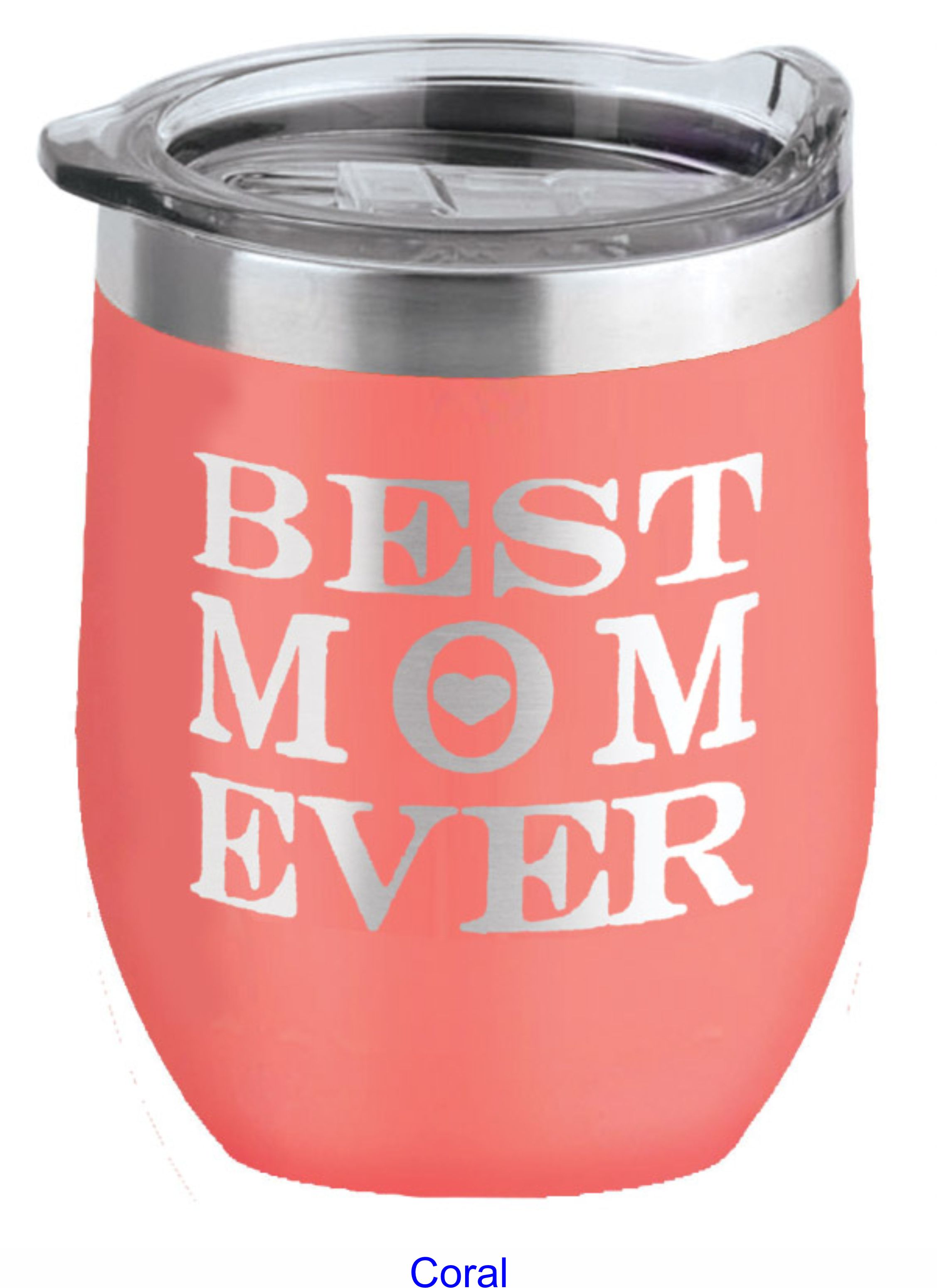 16 Oz. Tahoe Stemless Wine Glass w/Lid Stainless Steel 19