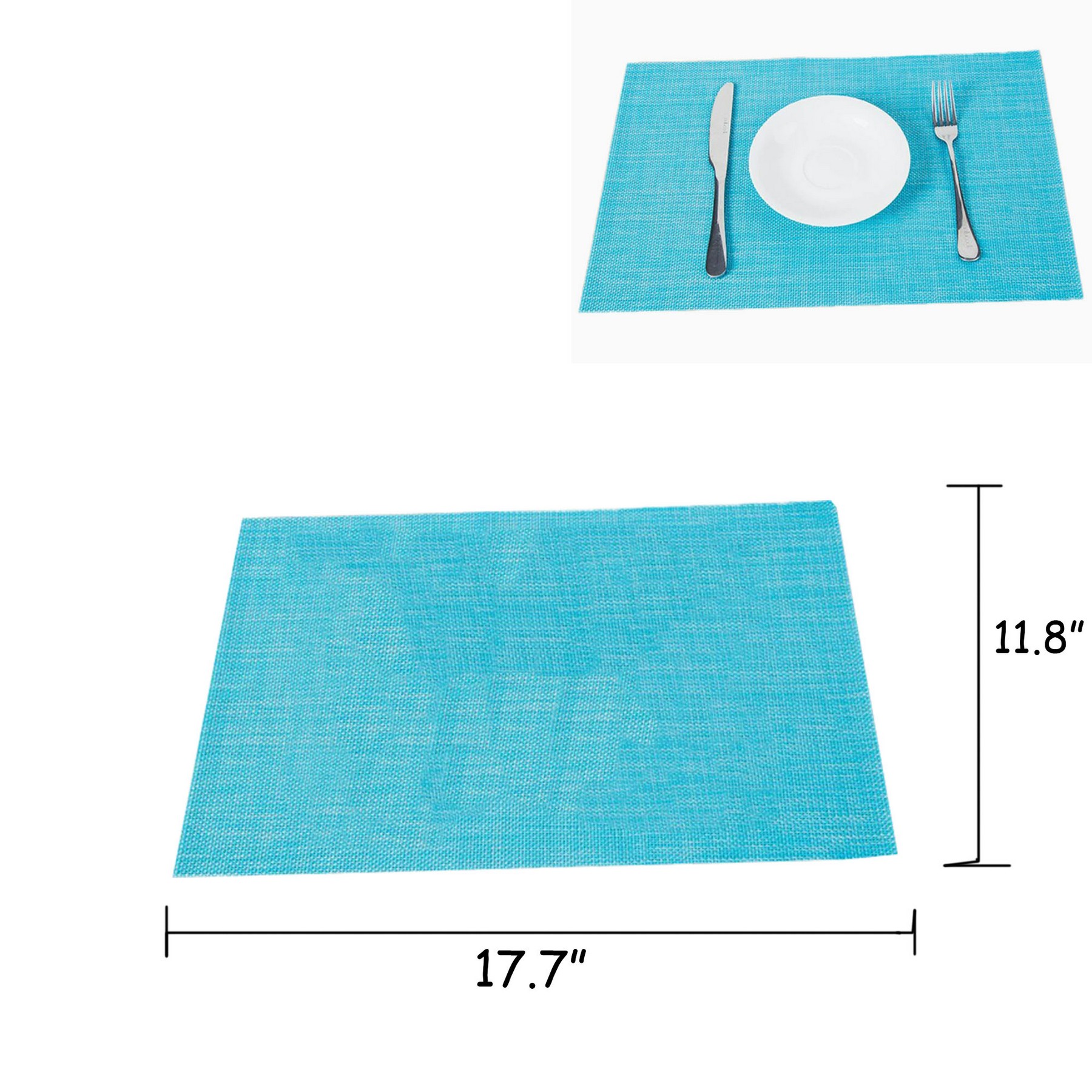 Pvc Woven Non-Slip Placemats 2