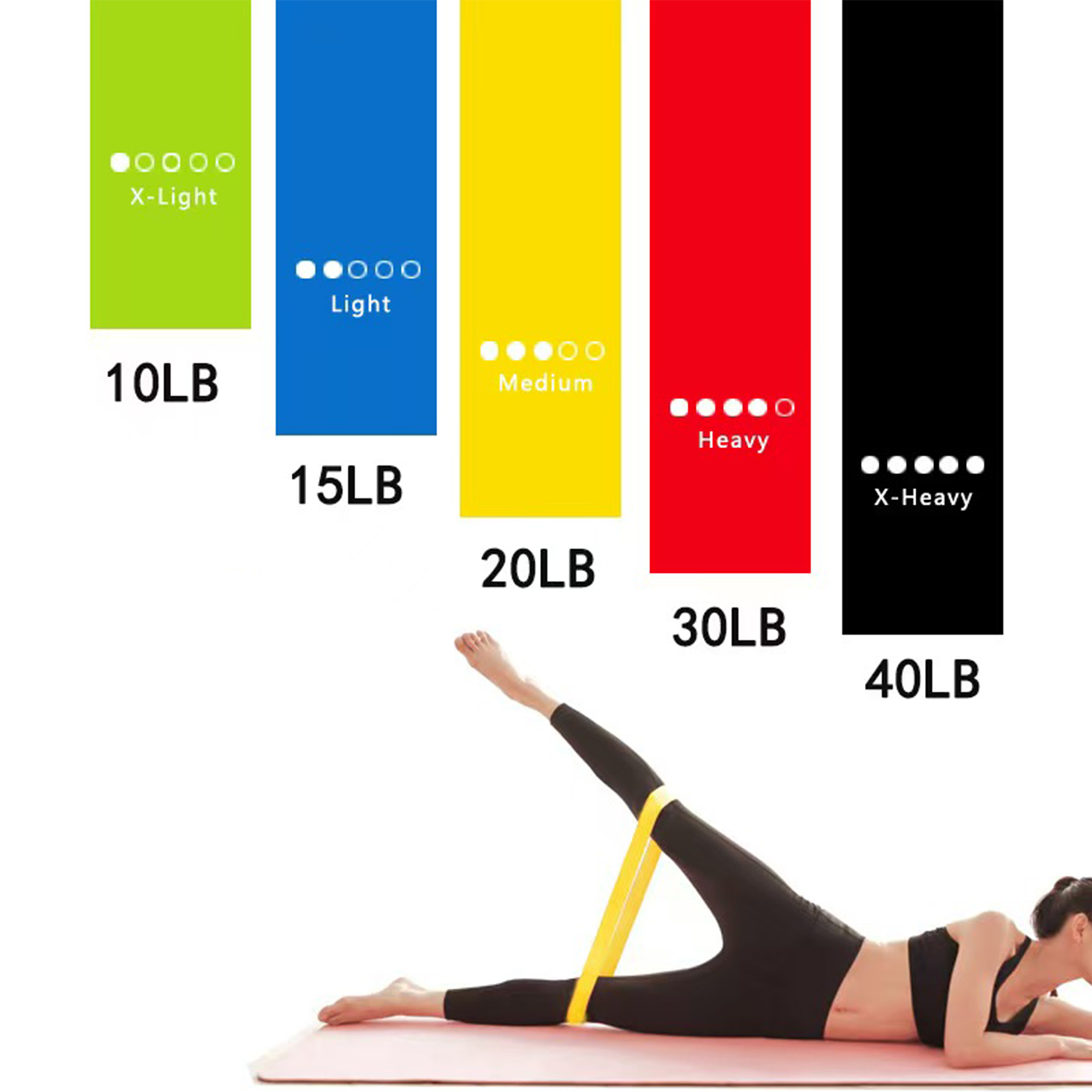 Professional Resistance Bands for Yoga 1