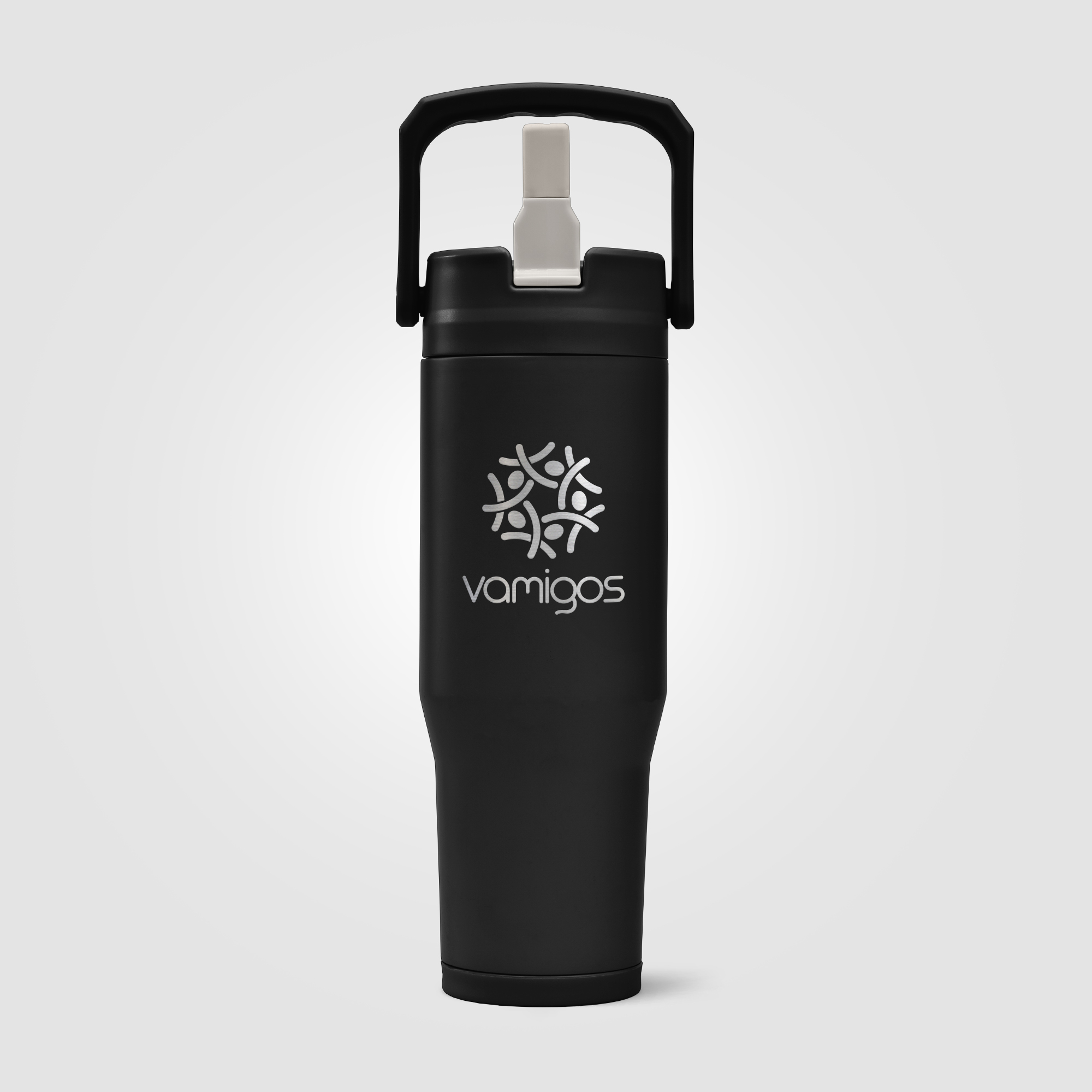 Polar Duo - 32 oz. Double-Wall Recycled Stainless Steel Tumbler with Storage Base 3