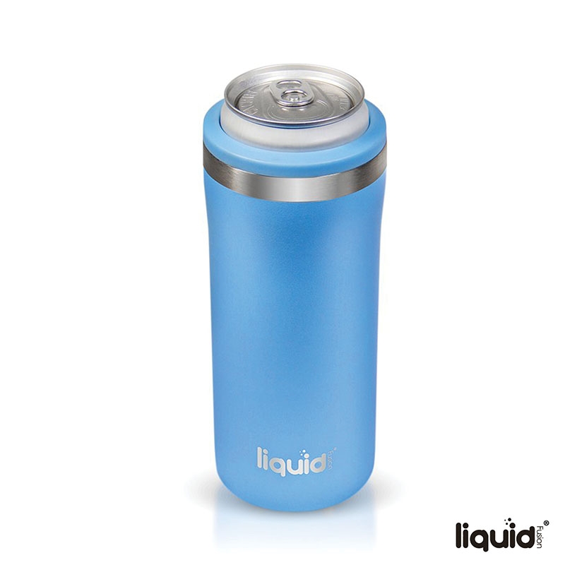 Liquid Fusion® 12 oz. Double Wall, Stainless Steel Skinny Can Cooler 54