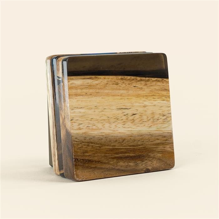 Acacia Coaster Set 2