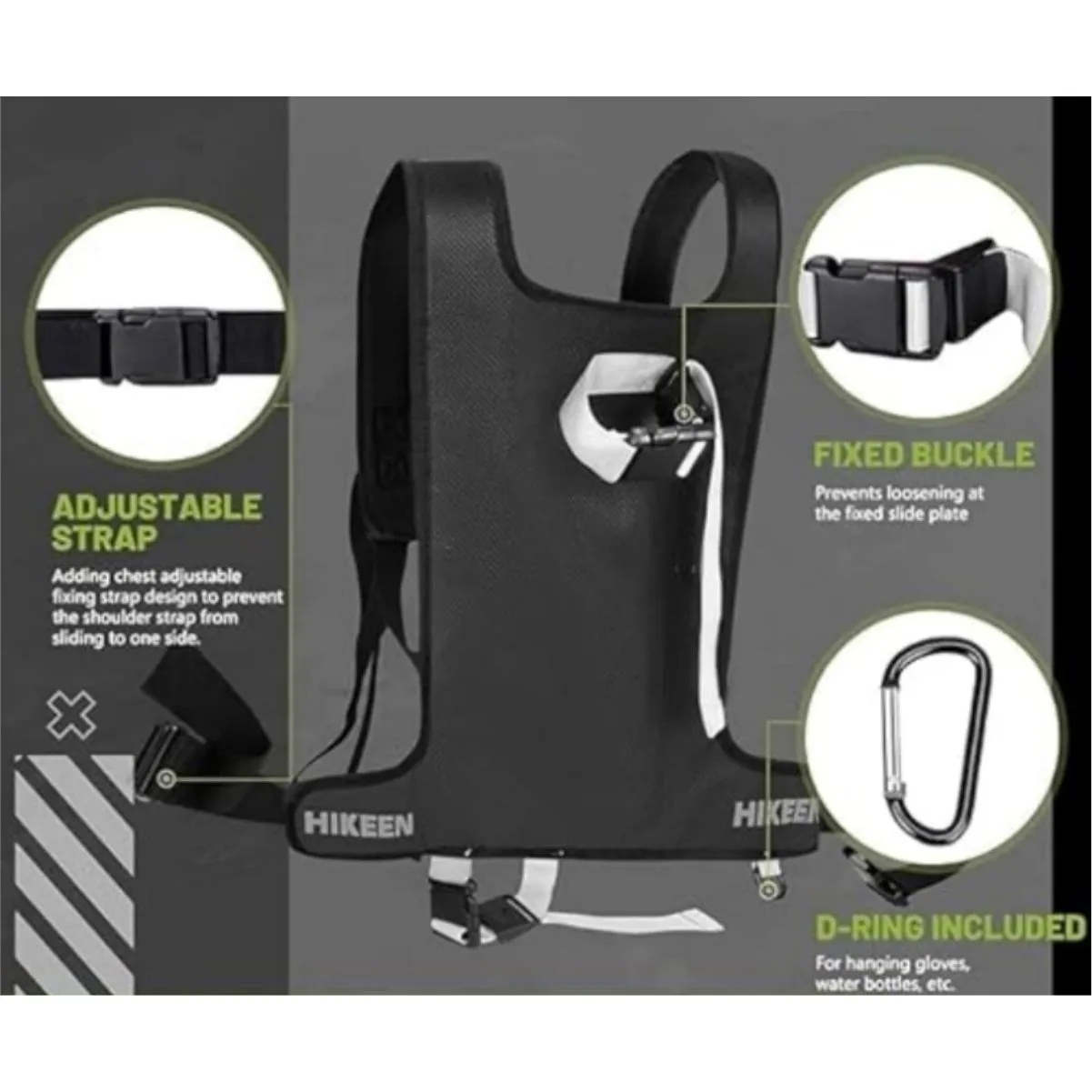 Ski Carry Harness With Adjustable Shoulder Straps 6