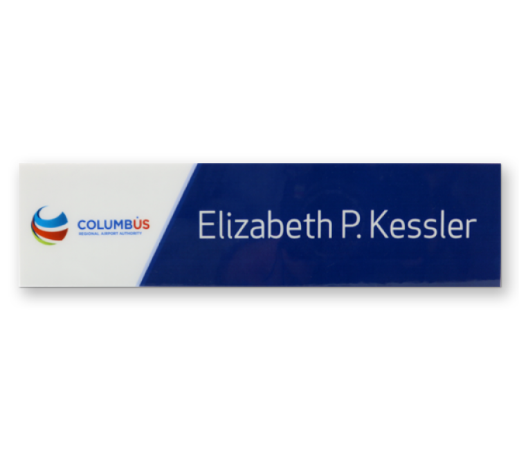 The Apollo full color nameplate 2"x8" 5
