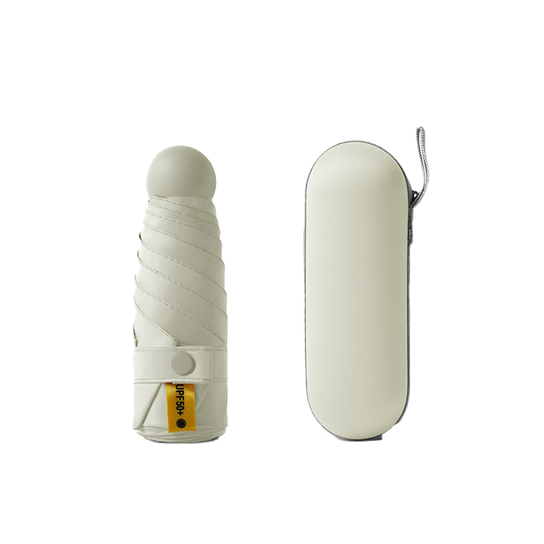 Mini Folding Compact Umbrella With Case 10