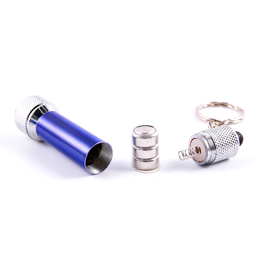 Mini three-light LED flashlight electric torch key ring 3