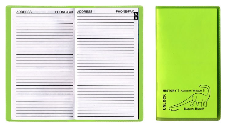 Translucent Vinyl Address Book 3