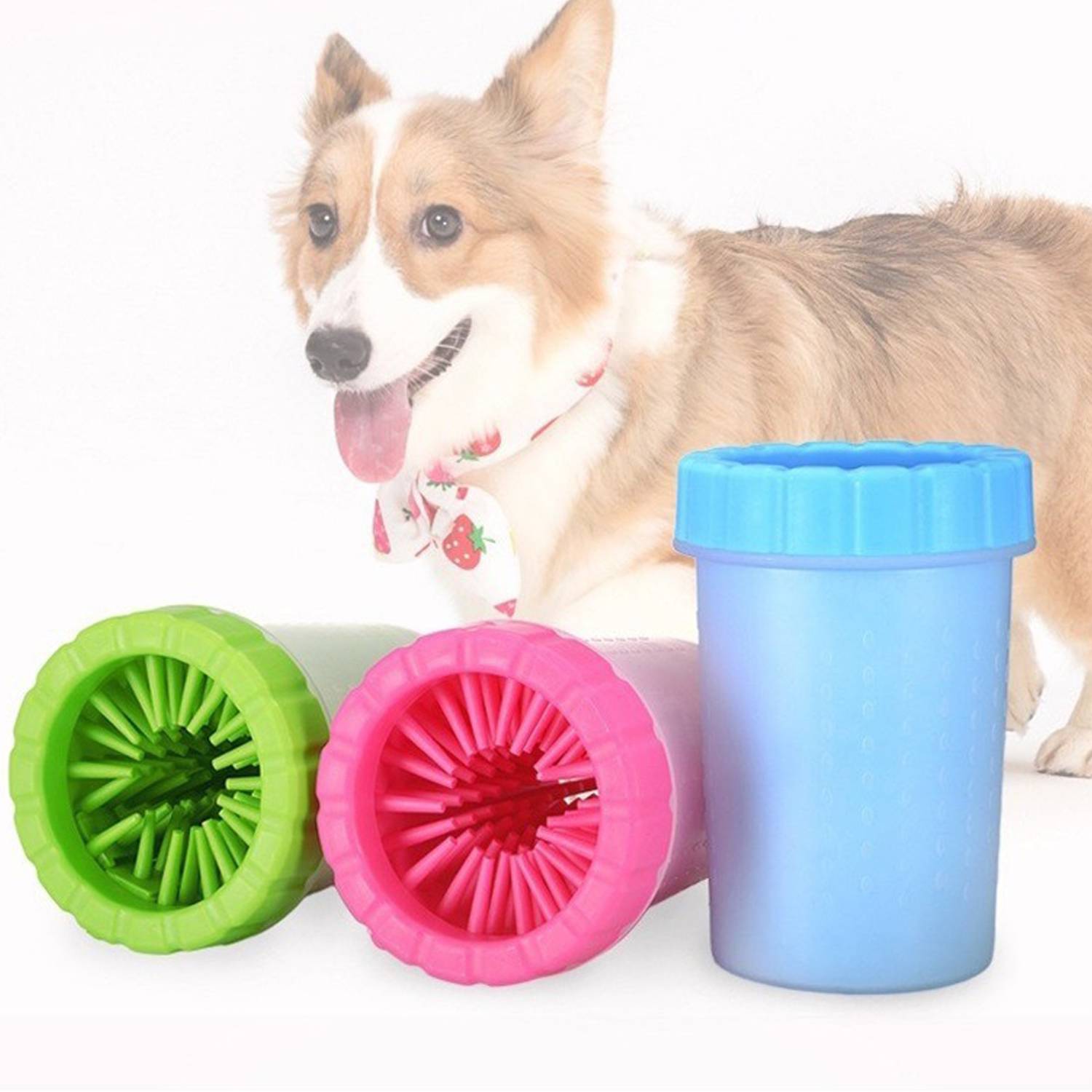 Silicone Brush Pet Paw Cleaning Cup 8