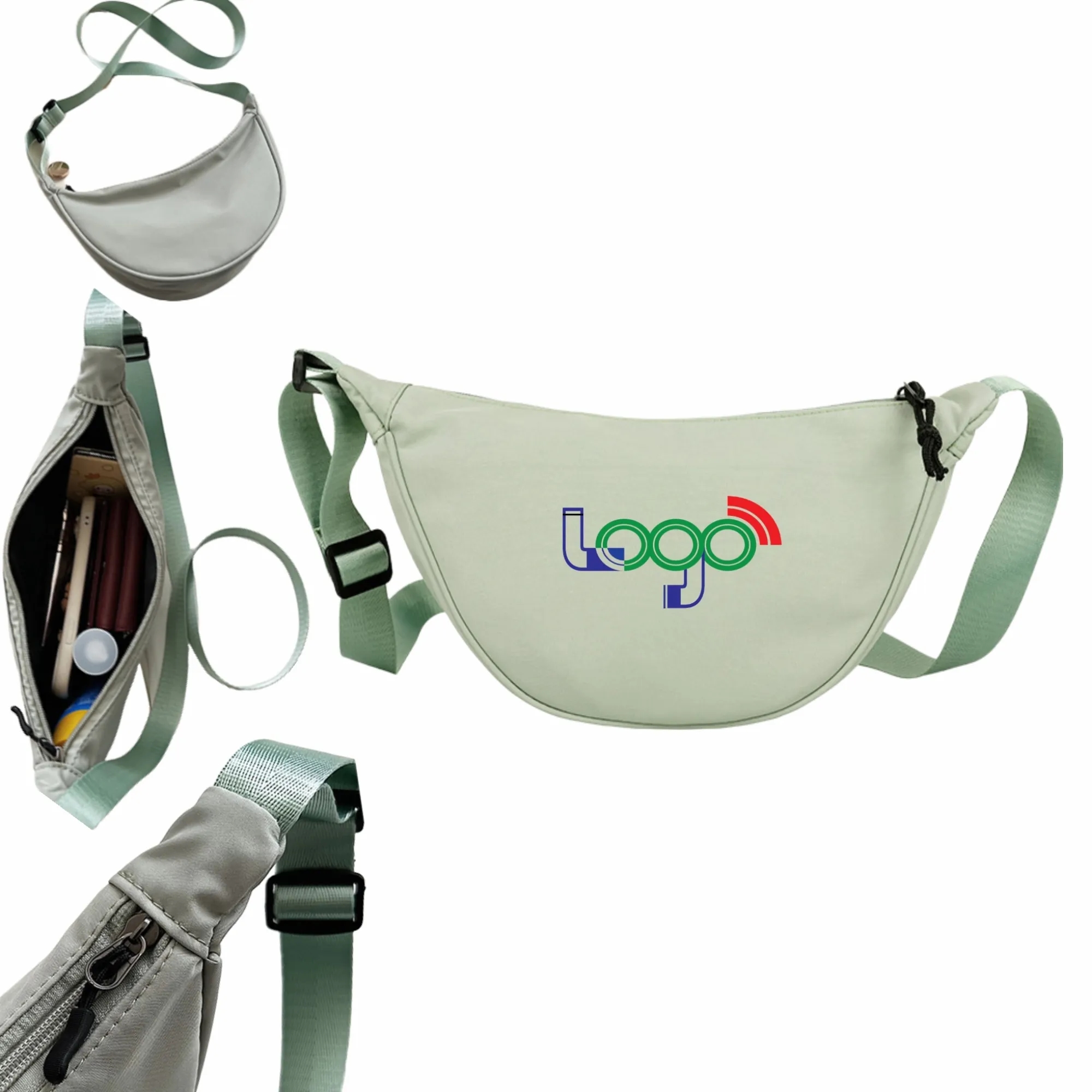 Stylish Minimalist Canvas Crossbody Bag