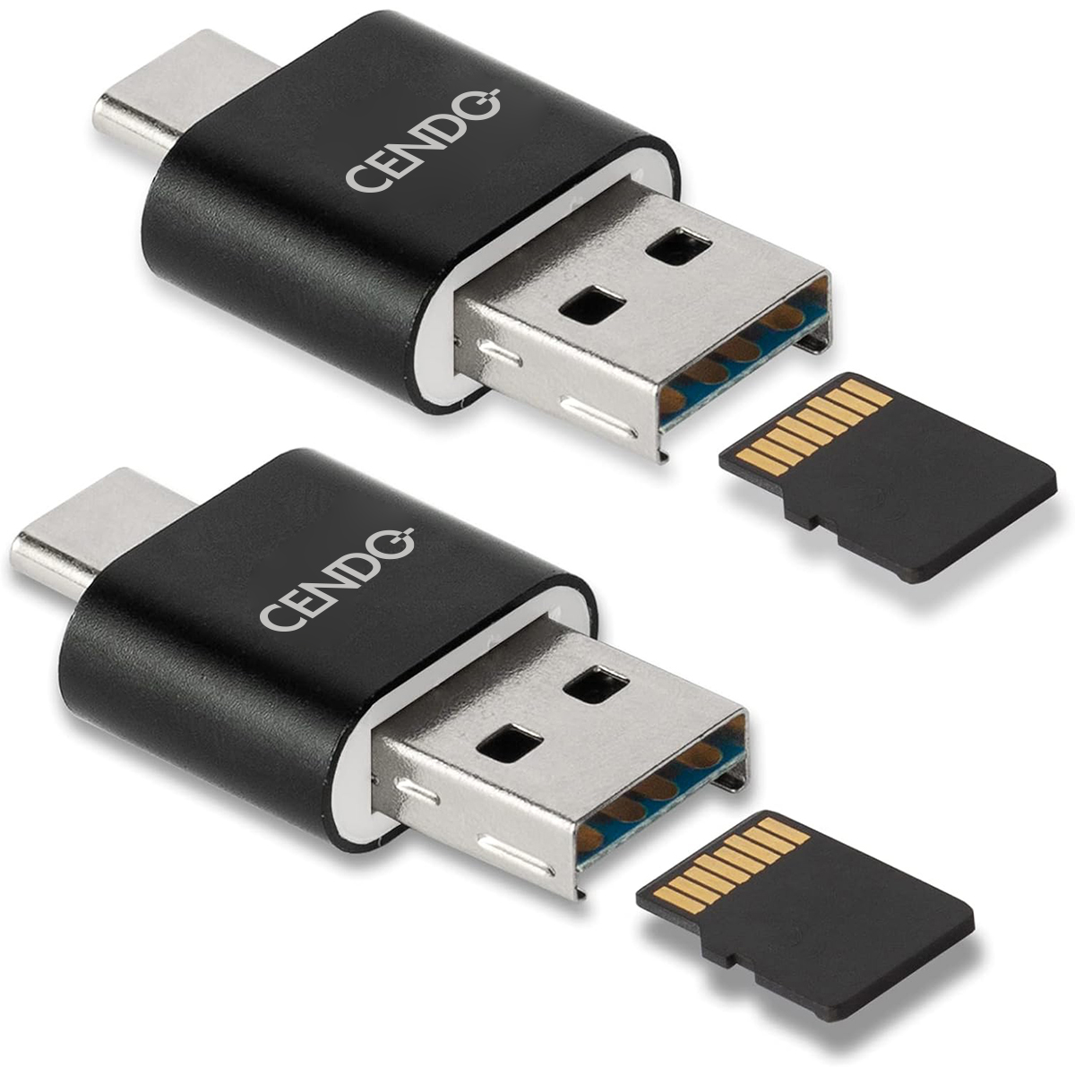 MicroSD Card Reader with Type-C and USB-A 31