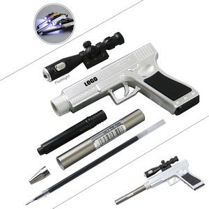 Pistol Gun Shaped Pen With Flashlight 16