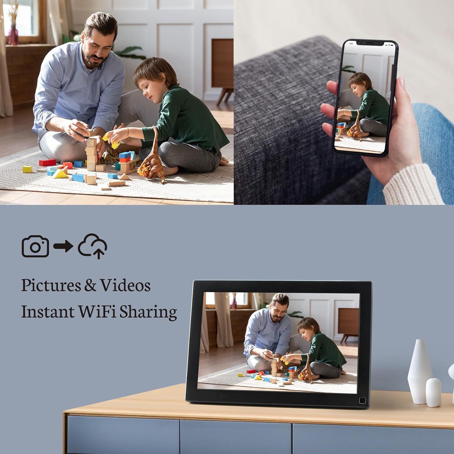 10.1" WiFi Digital Photo Frame 5