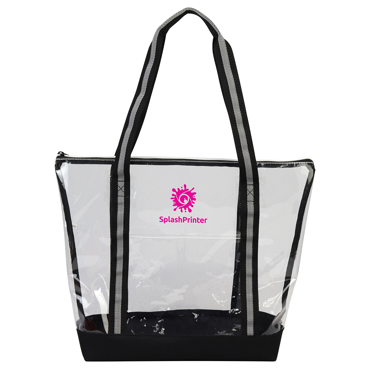 Diamond Clear TPU Zippered Tote 13