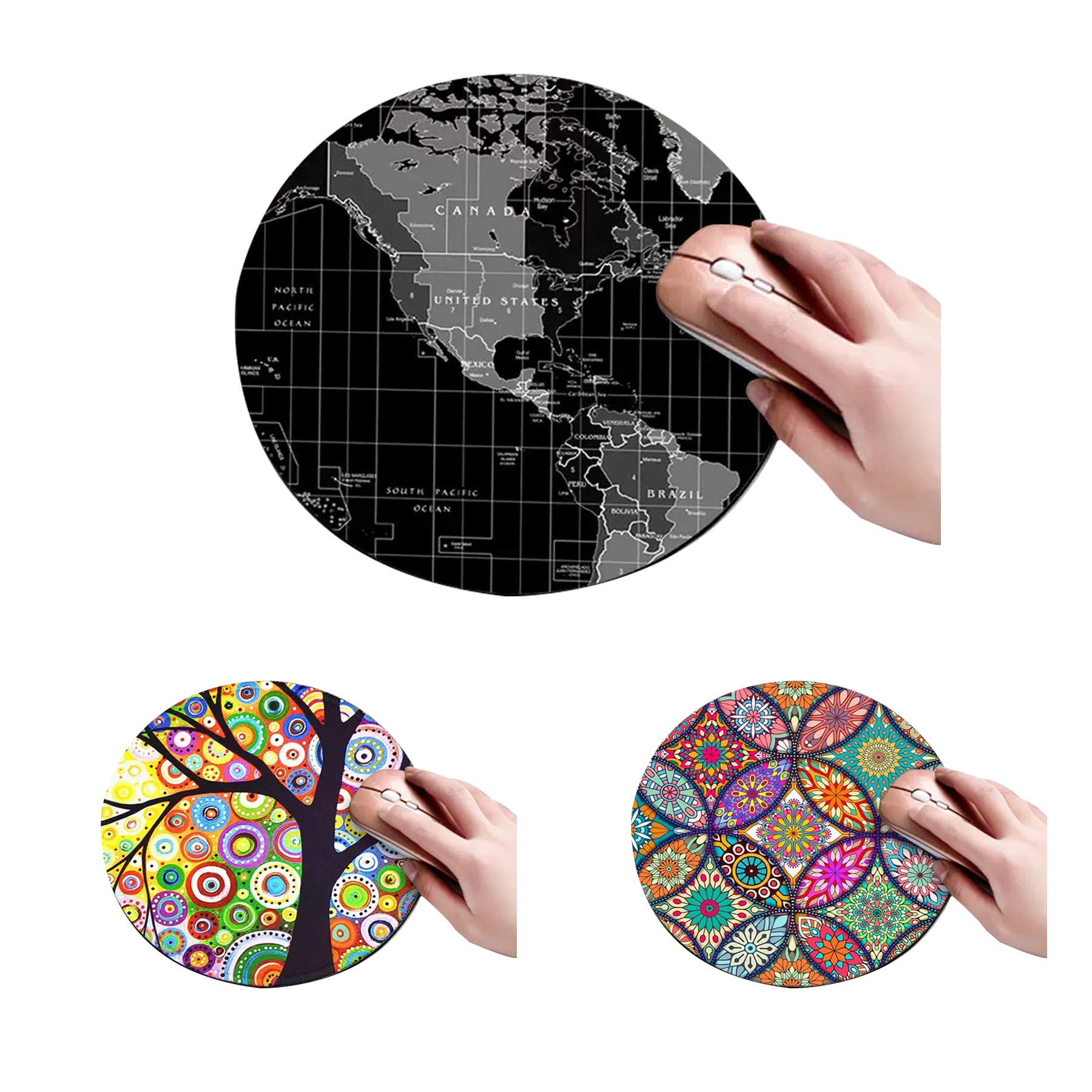 Rubber Round Mouse Pad 2