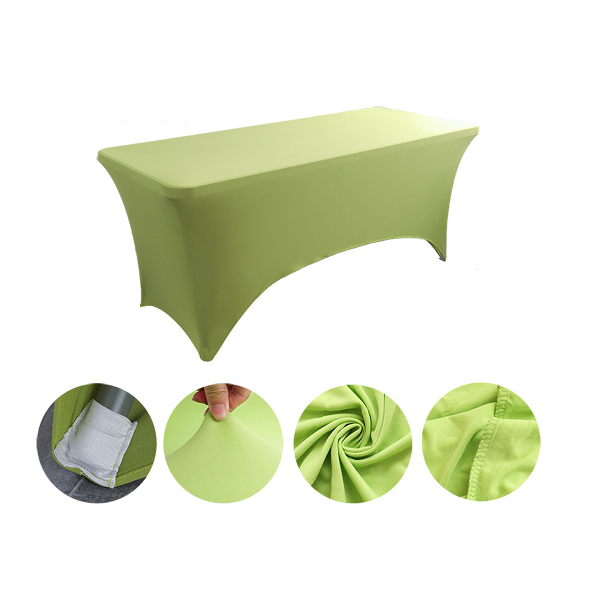 Six Foot Full Color Spandex Fitted Table Cover 11