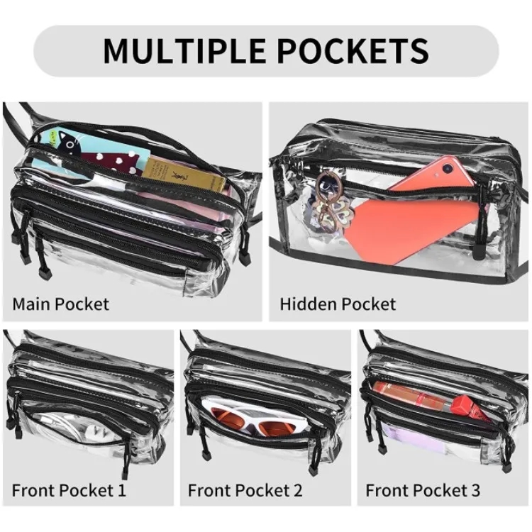 Stadium Approved Clear Multi-purpose Fanny Pack 2