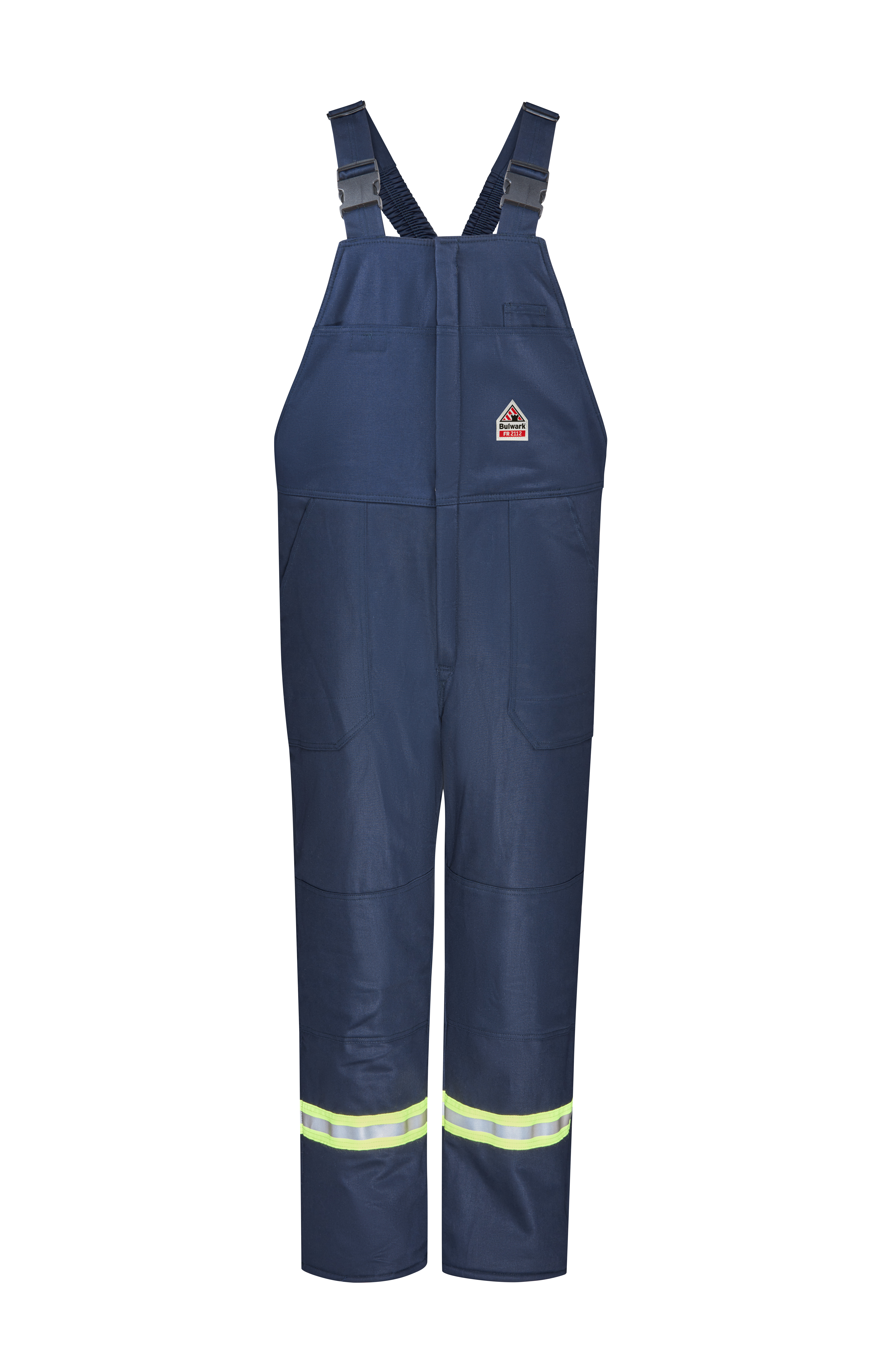 Bulwark® Men's Midweight Excel FR Deluxe Insulated Bib Overall with Reflective Trim 2
