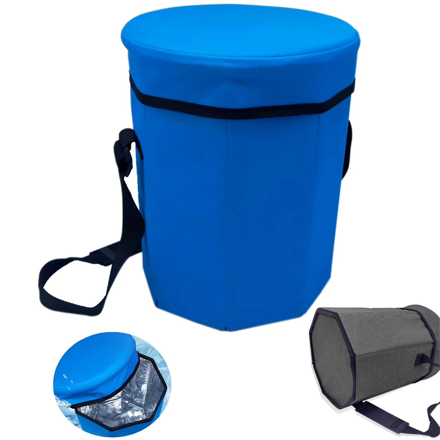 Portable Seat Padded Cooler Bag For Picnic 2