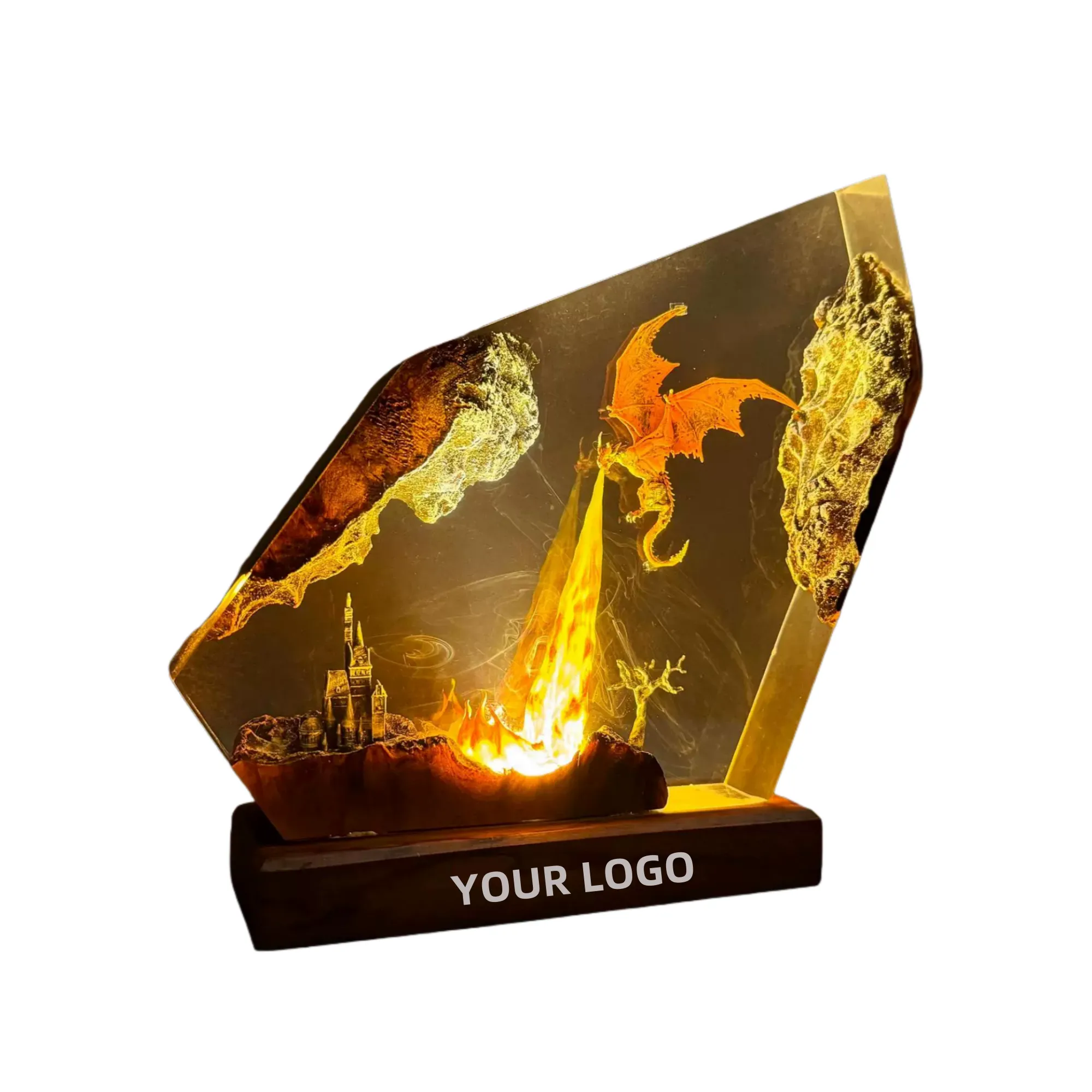 Halloween Easter Fire Dragon Night Light 3