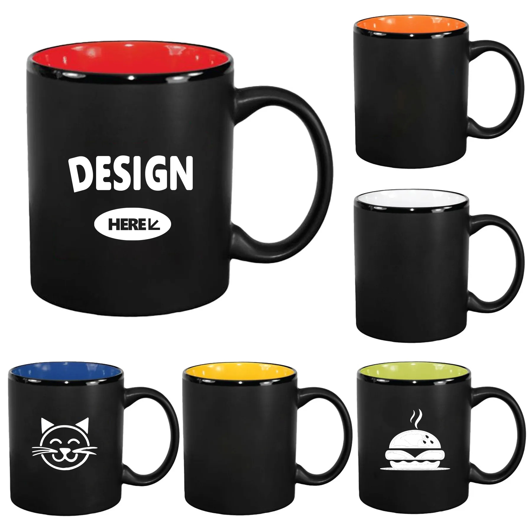 14oz Ceramic Coffee Mug MOQ100PCS 2