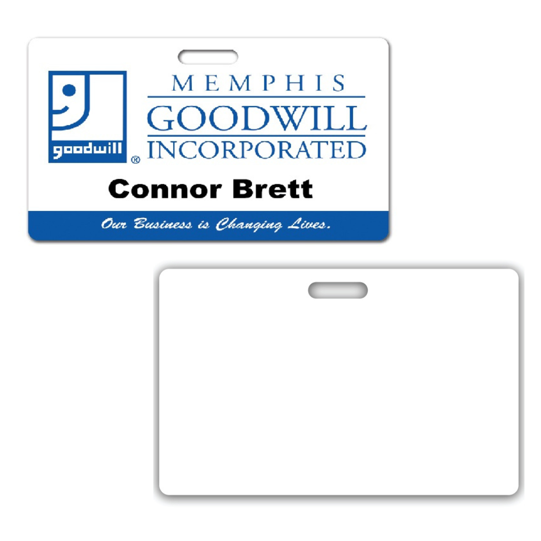 ID Badge with Slot 1