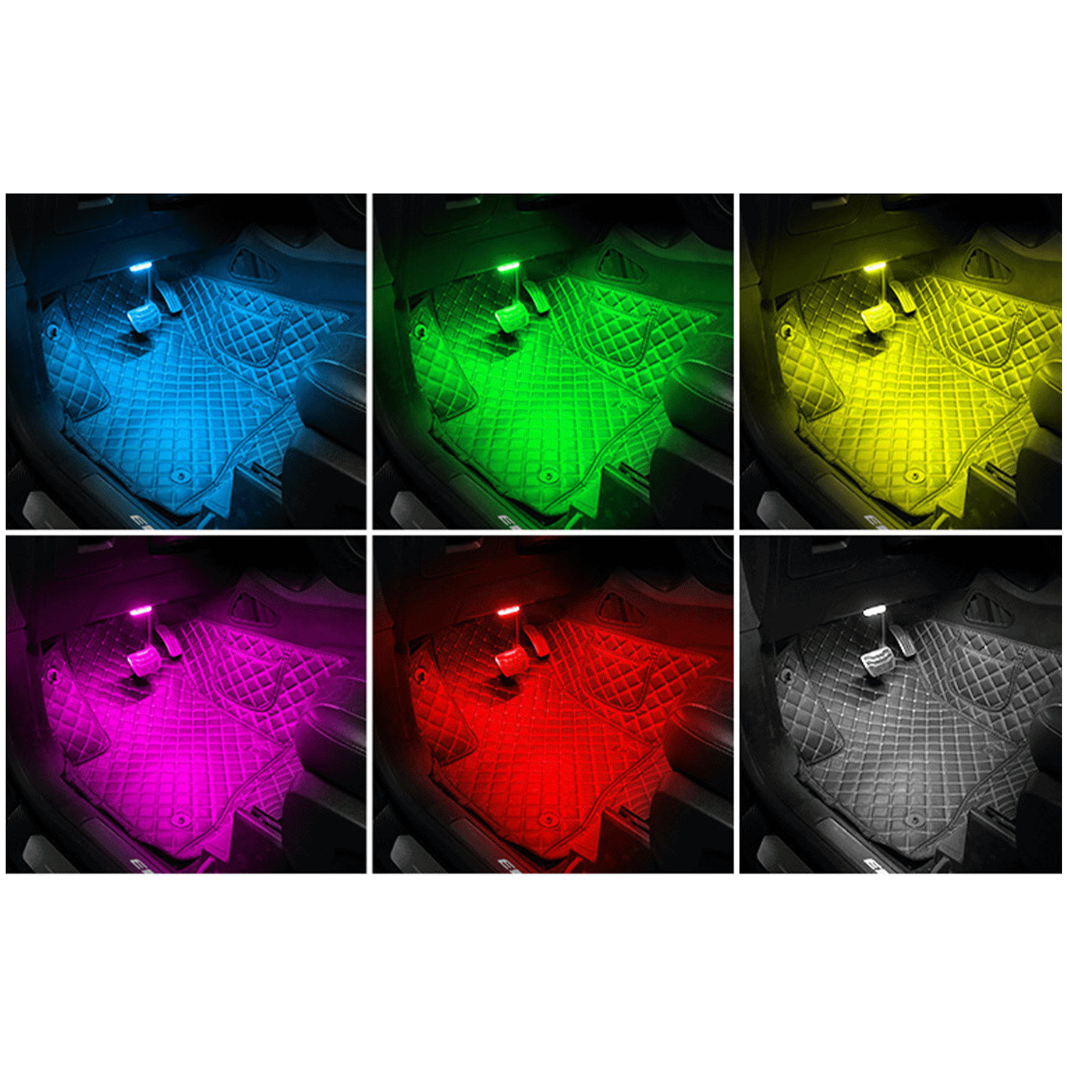 multicolor Car's Interior Lamp Atmosphere wireless LED light 6