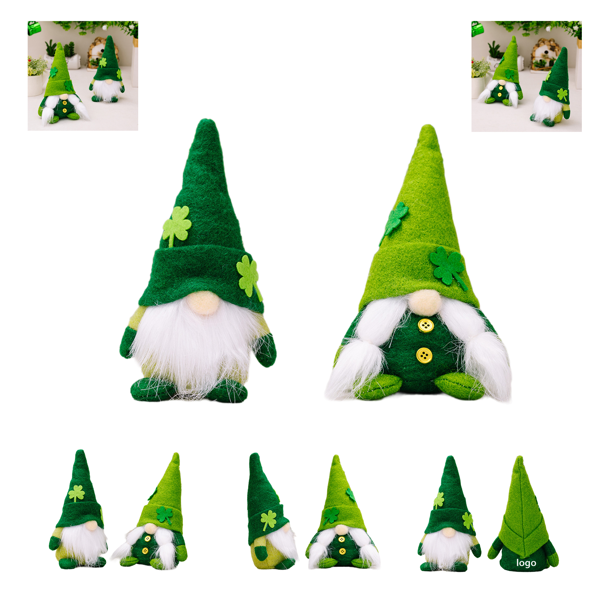 St Patricks Day Decorations Stuffed Plush Figurine 4
