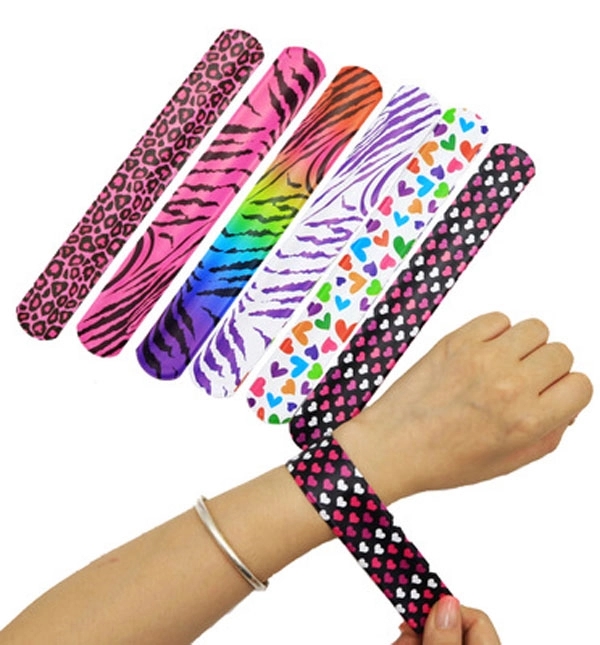 Full Color PVC Reflective Slap Wristband 1