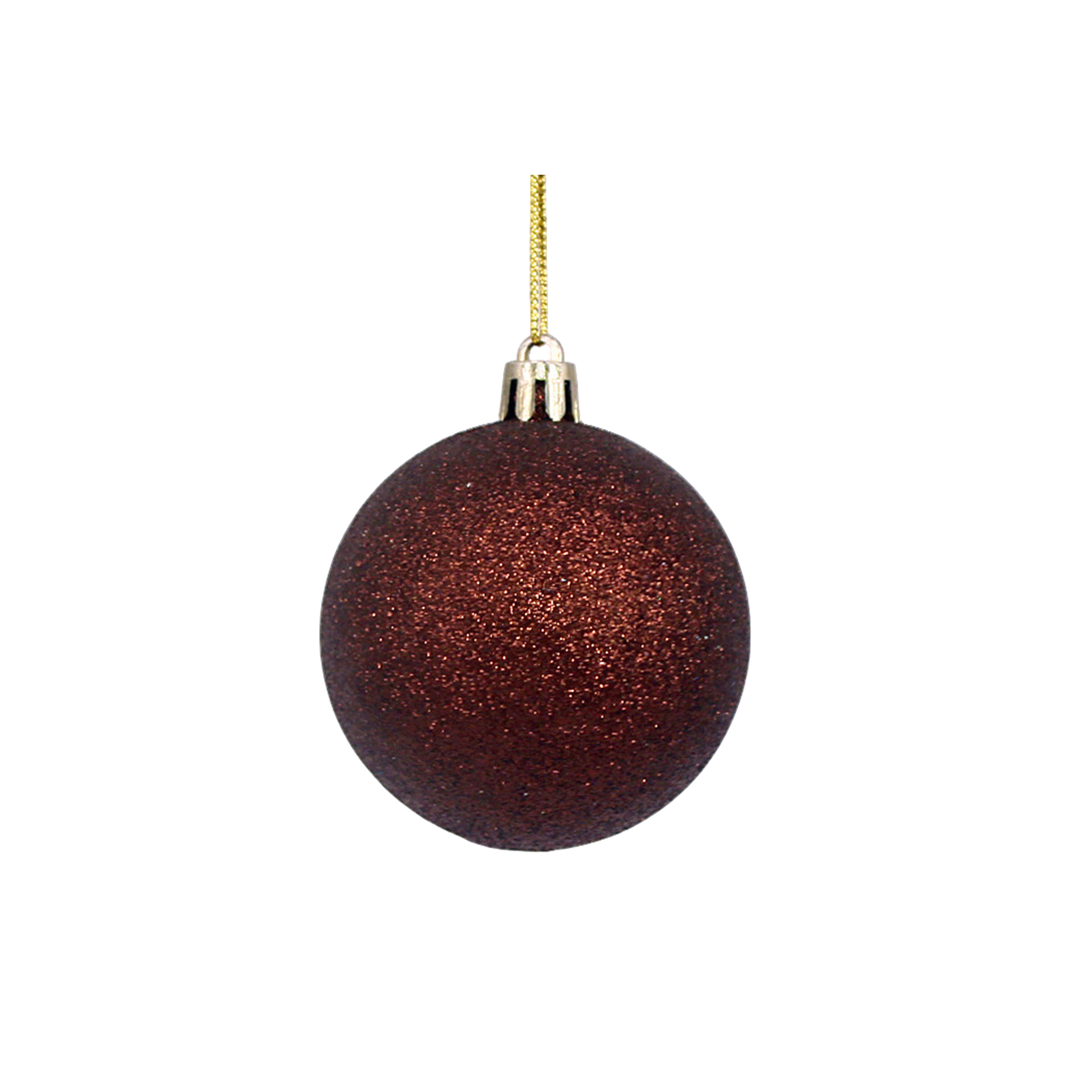 Plastic Ornament Ball With Aluminum Plate 3.2" Diameter 34