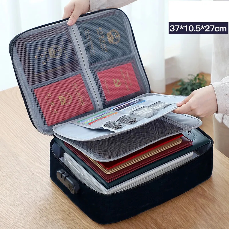 Travel Documents Storage Bag with Lock 7