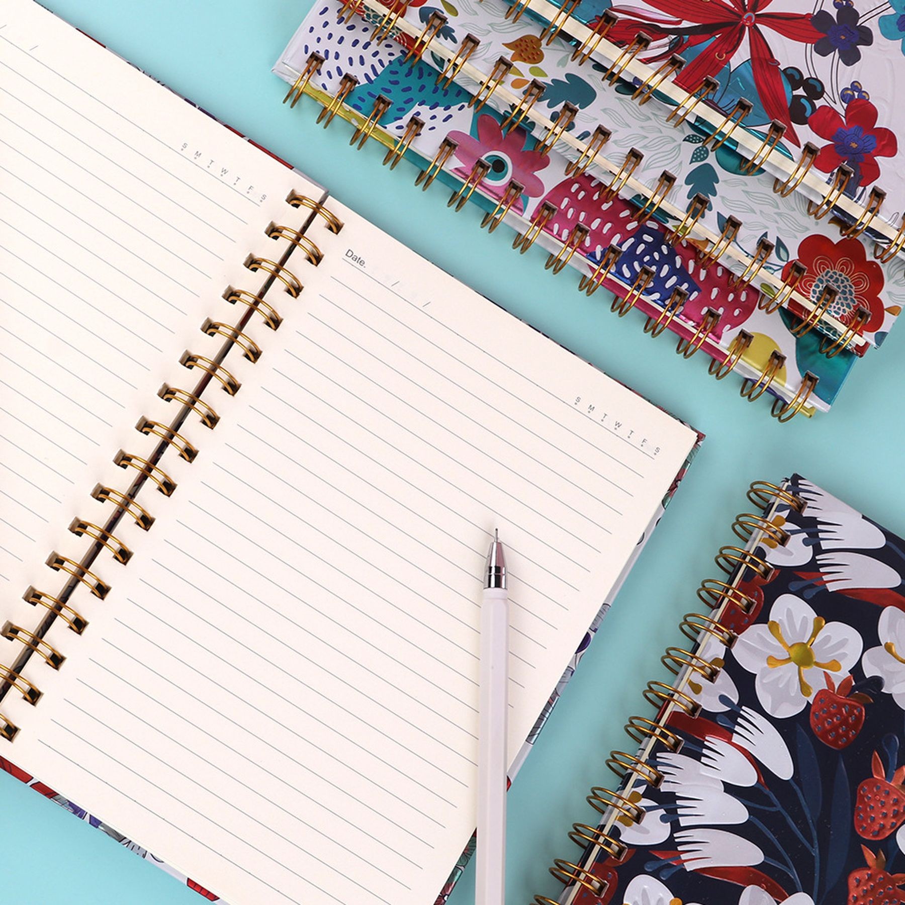 A5 Spiral Notebook Hardcover 160 Pages Spiral Journal 18