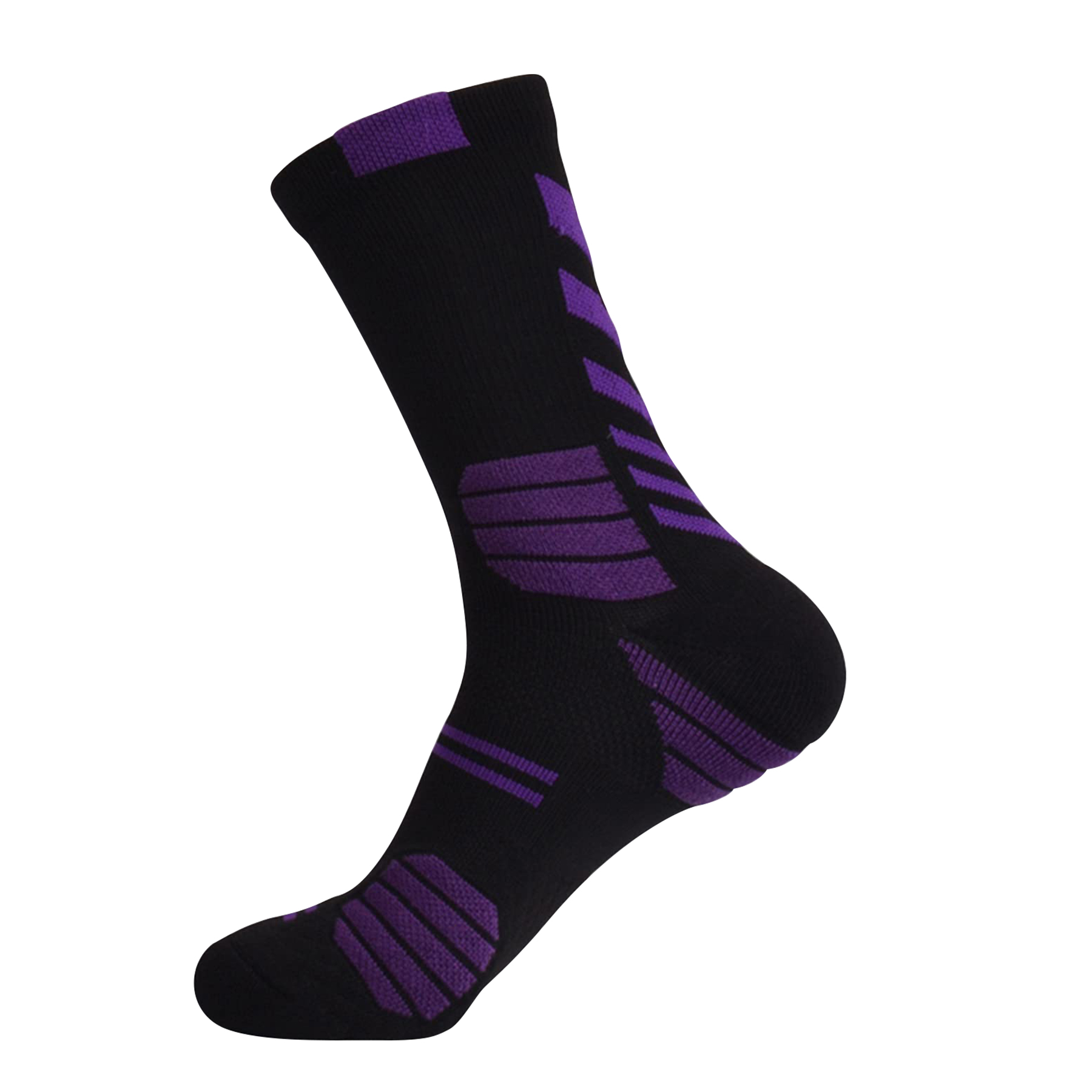 Full-Color Jacquard Mid-Calf Sports Socks 6