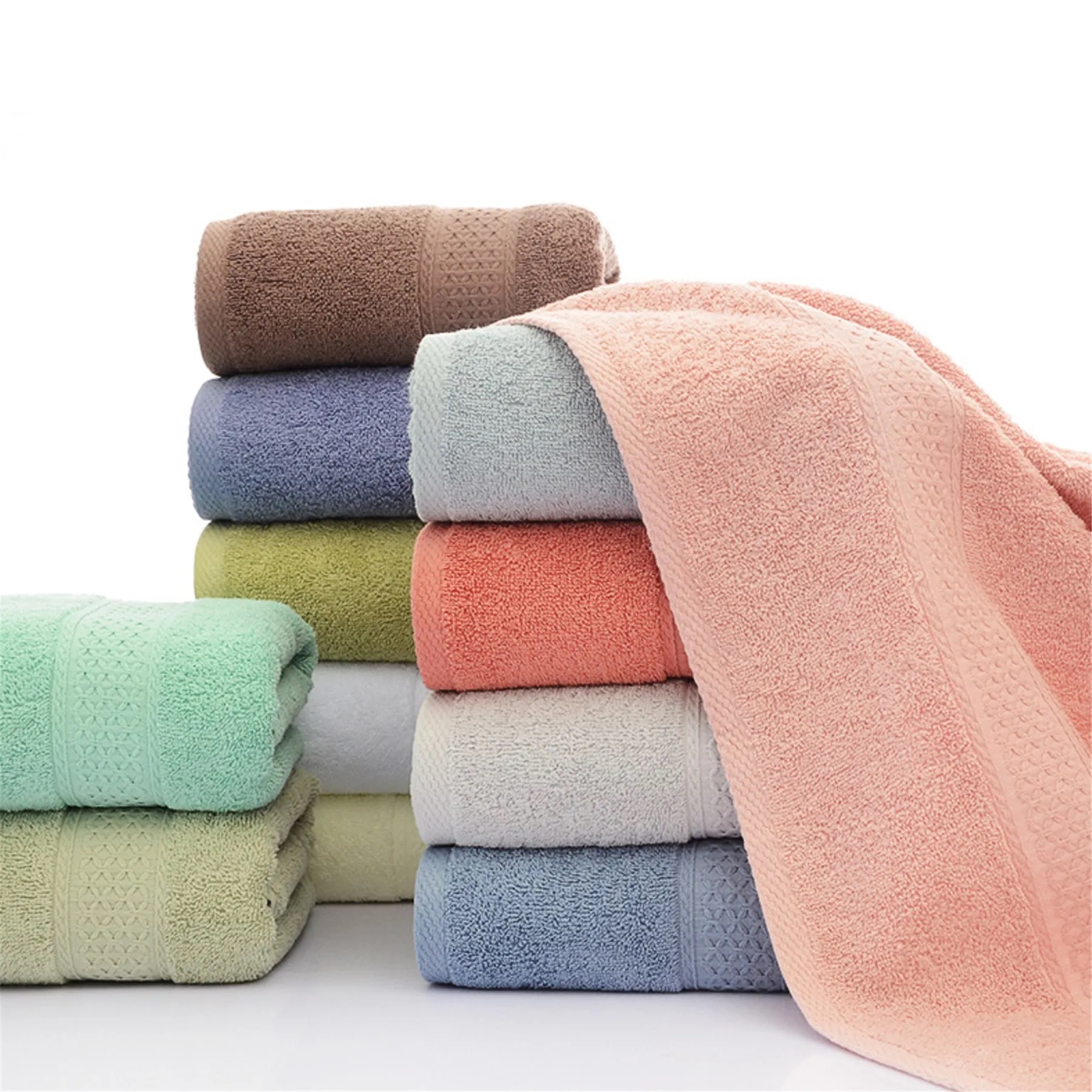 Plain Cotton Bath Towel 5