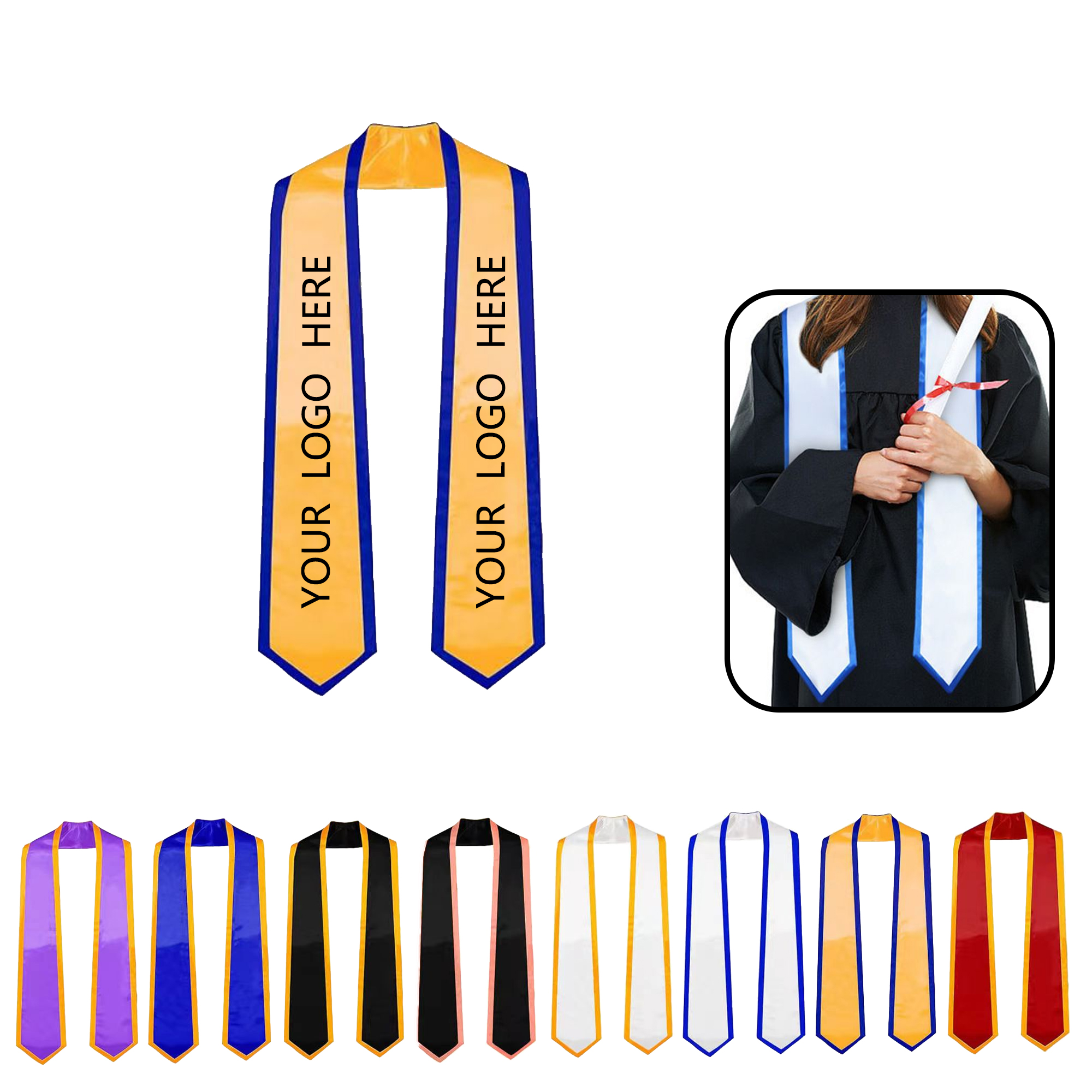 Custom Graduation Stole 1