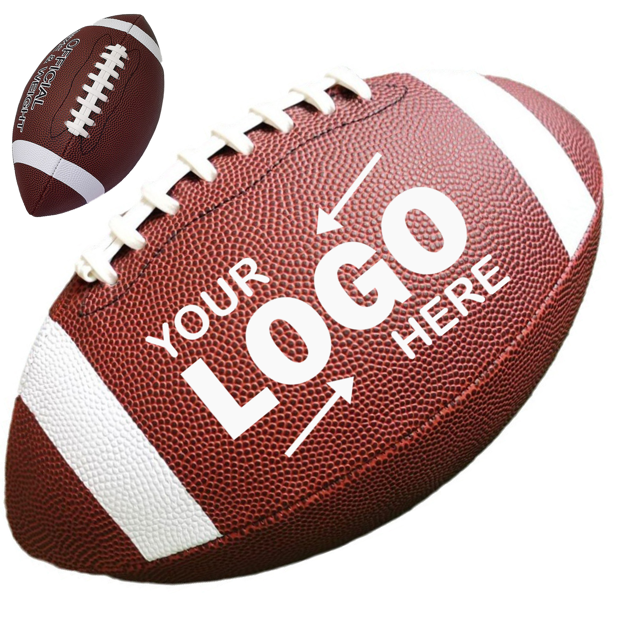 Classic Brown Size 9 Official Game American Football 2