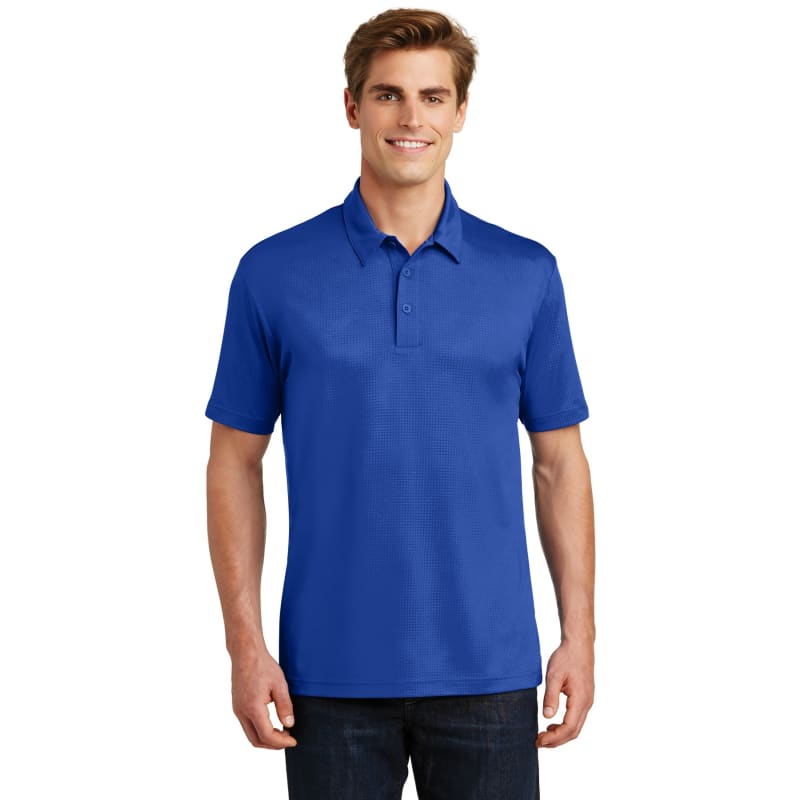 Sport-Tek Embossed PosiCharge Tough Polo . 2