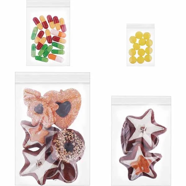 Resealable Ziplock Clear Storage Packaging Poly Bag 5
