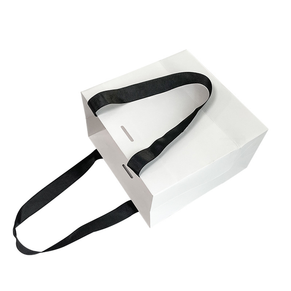 custom Logo Ribbon Paper Bags 2