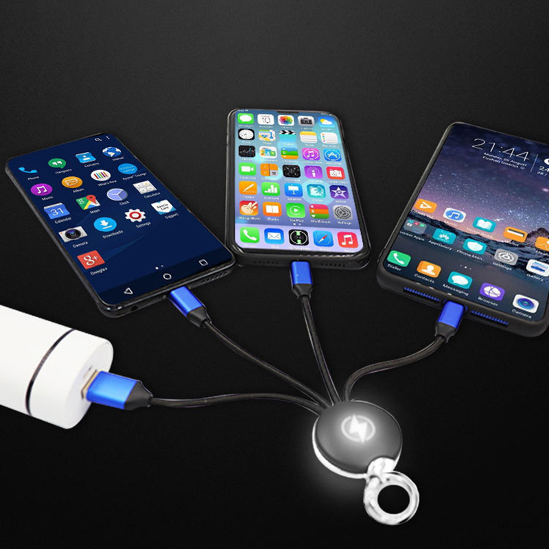 3 in1 USB Charging Cable w/LED Backlight LOGO 17