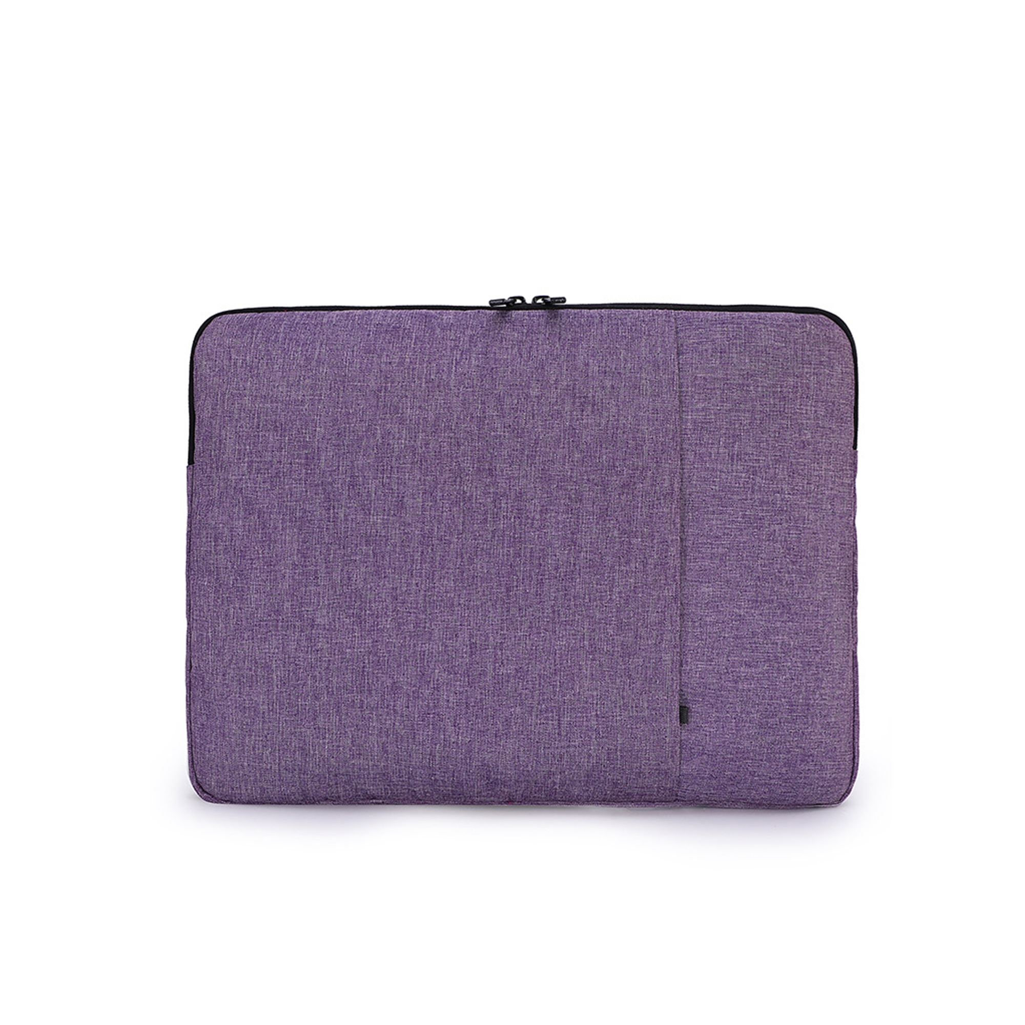 Oxford Laptop Sleeve With Front Accessory Pocket And Zipper 3