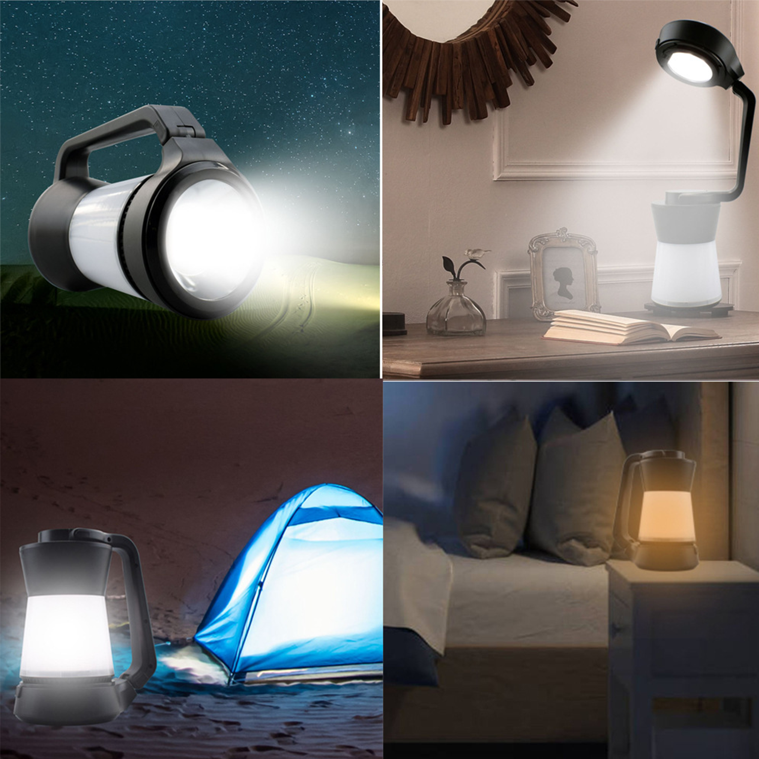 3 in 1 LED Camping Lantern Flashlight Table Lamp 3