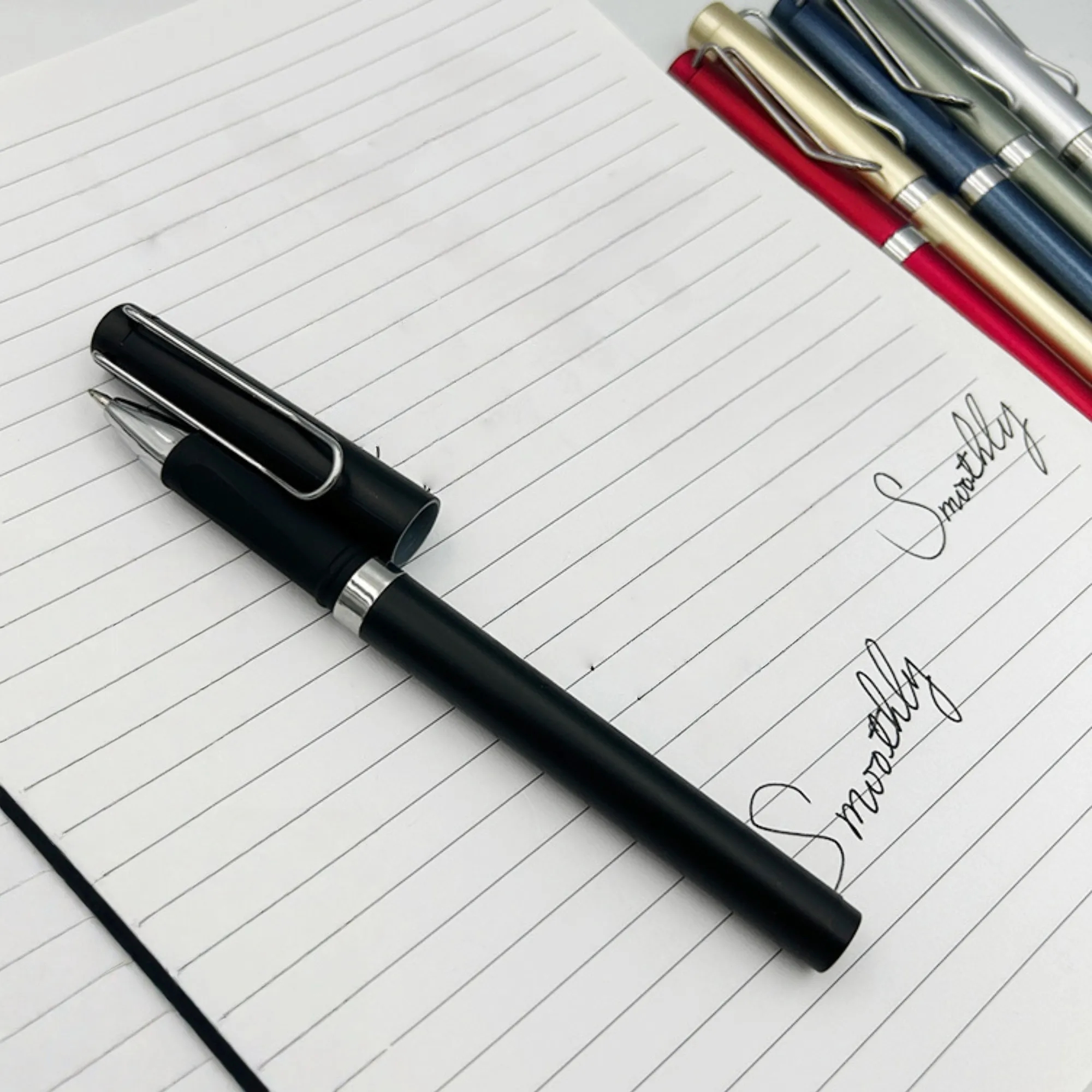 Recycled Bold Point Rollerball Gel Pen Black Ink 4