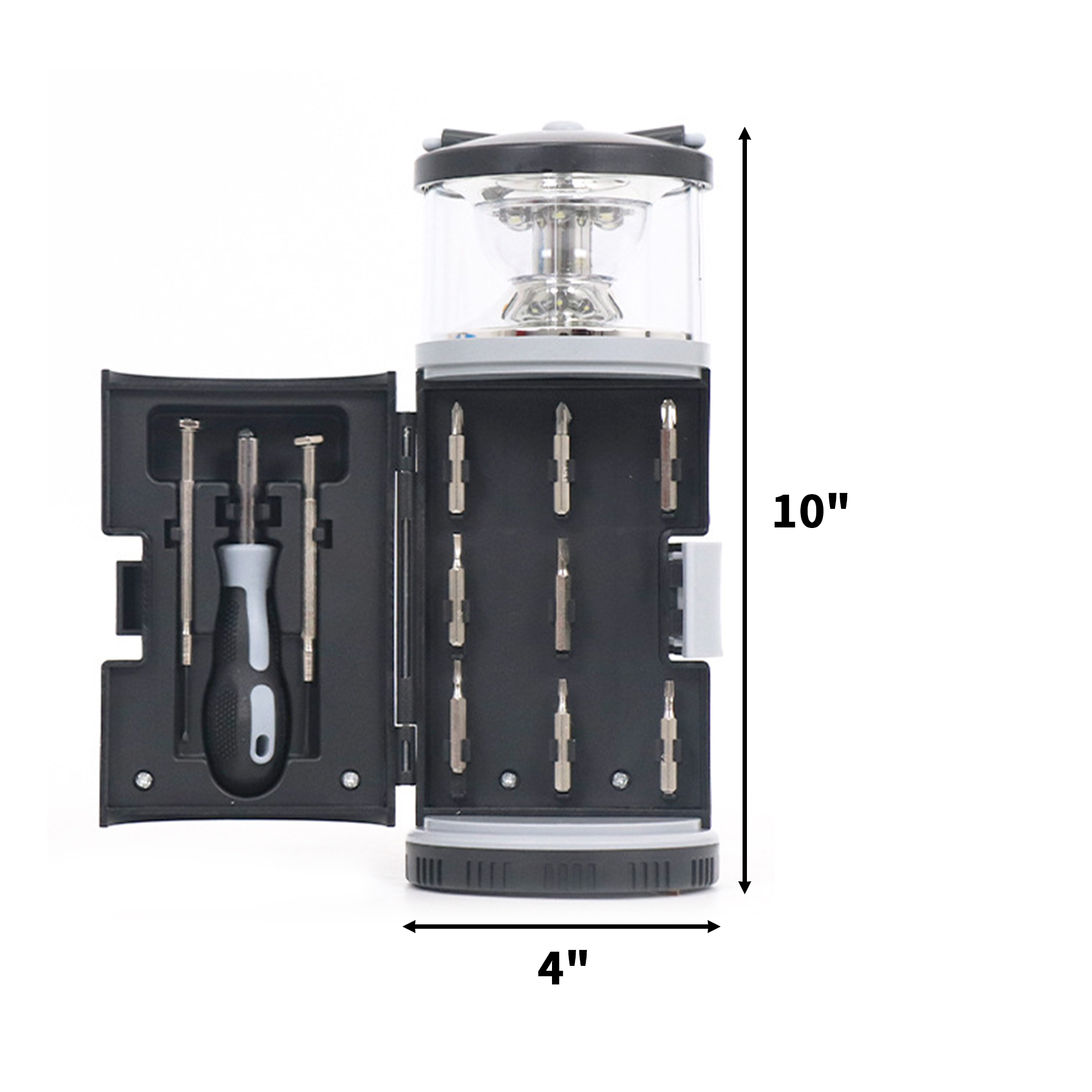 Compact Eleven Piece Home Tool Kit 10" x 4" Case 4